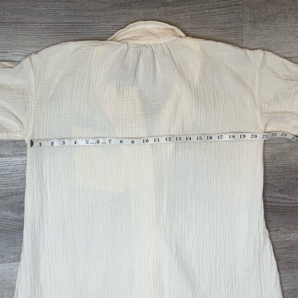 Madewell Lightestspun Cover-Up Maxi Shirtdress Women’s size XXS Lighthouse - Picture 13 of 14